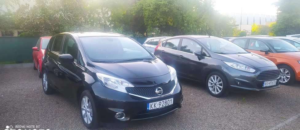 Nissan Note cena 33900 przebieg: 114000, rok produkcji 2014 z Kraków małe 781